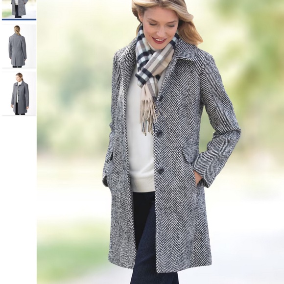 Larry Levine Wool Coat - Picture 1 of 2